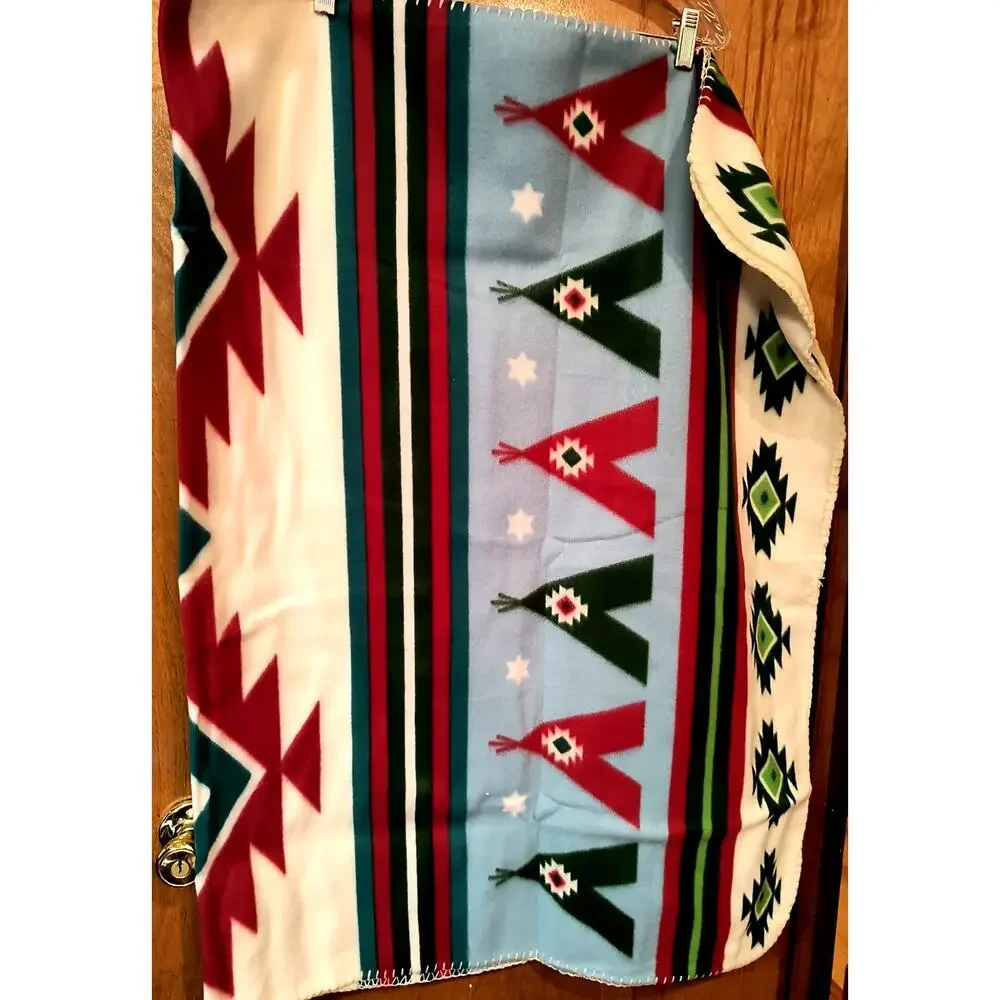 2023.  New St. Labre Indian School Fleece Throw Blanket